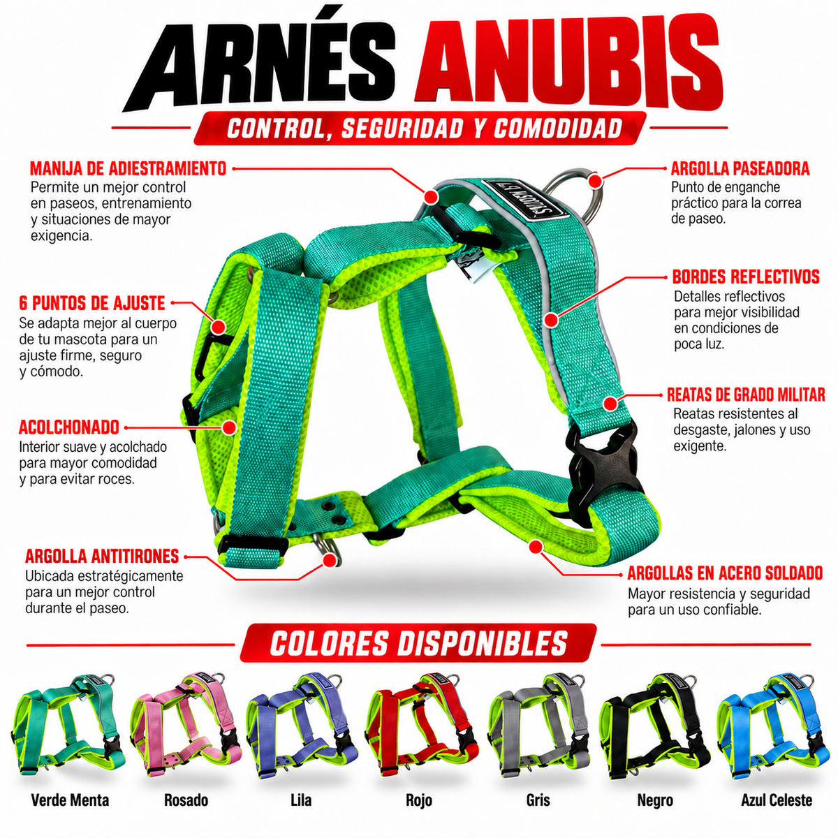 Oferta 2x1 Chaleco Táctico + Arnés Anubis